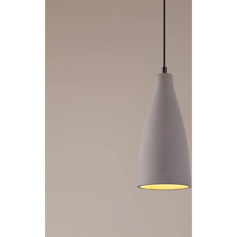 Lindby Hanglamp Sanne - Beton Grijs - Ø 15 cm
