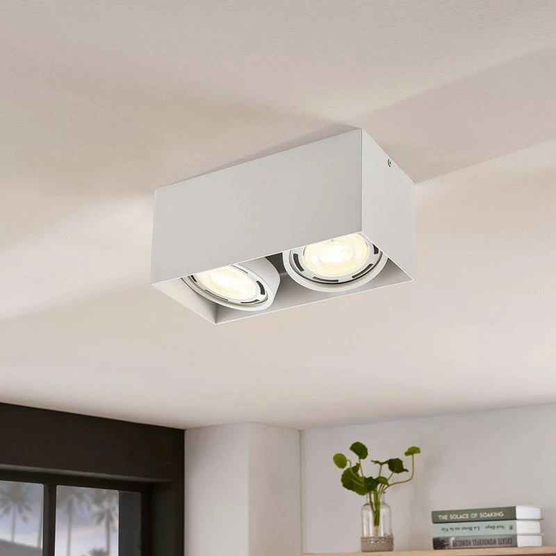 Arcchio Mabel Plafondspot 2-lamps, 27 cm, Wit, GU10