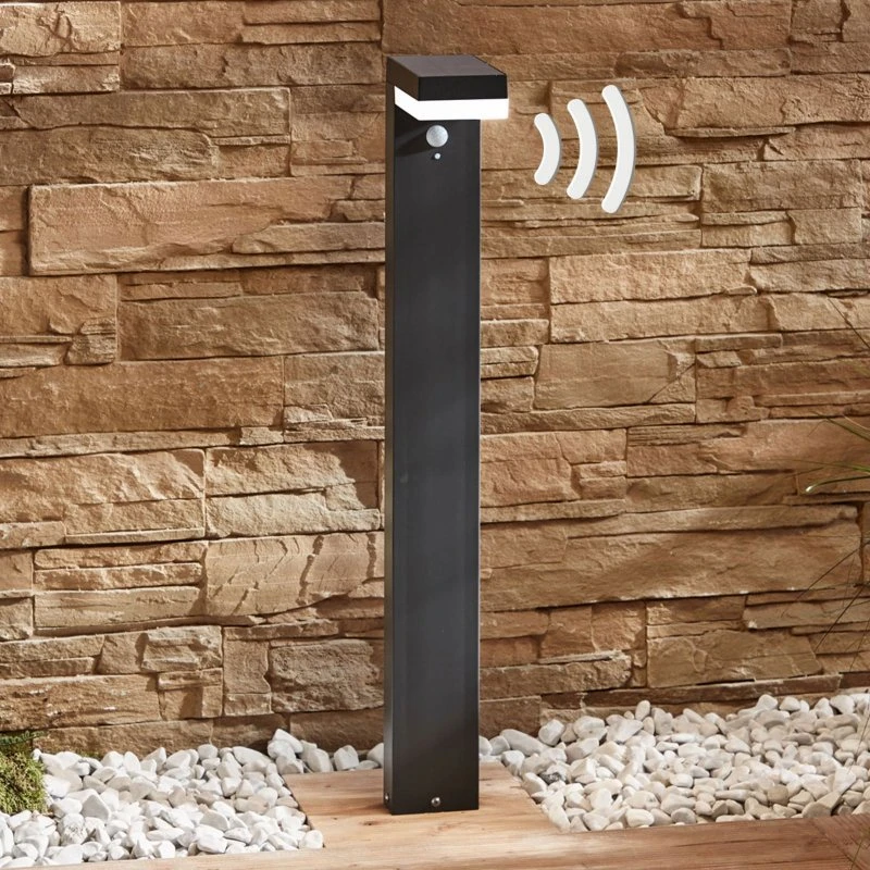 Lindby LED Tuinpadverlichting Chioma - Antraciet - Solar met Sensor