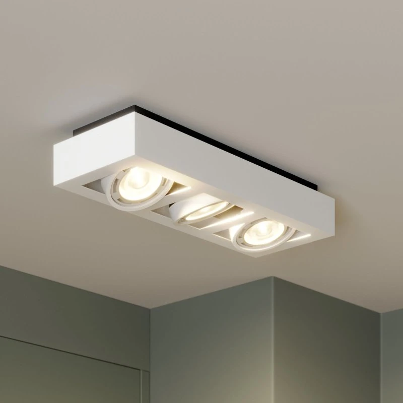 Arcchio Ronka Plafondspot - 3-lamps - Wit - 50 cm
