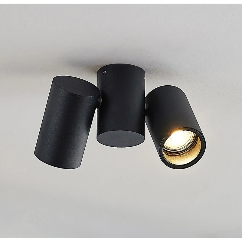 Arcchio Gesina Plafondlamp - 2-lichts - Zwart - Aluminium