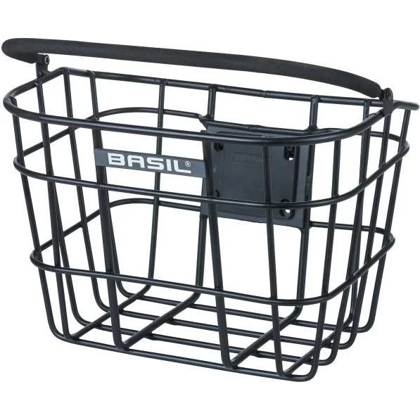 Basil Bremen KF Alu Fietsmand Zwart 28x37x26 cm