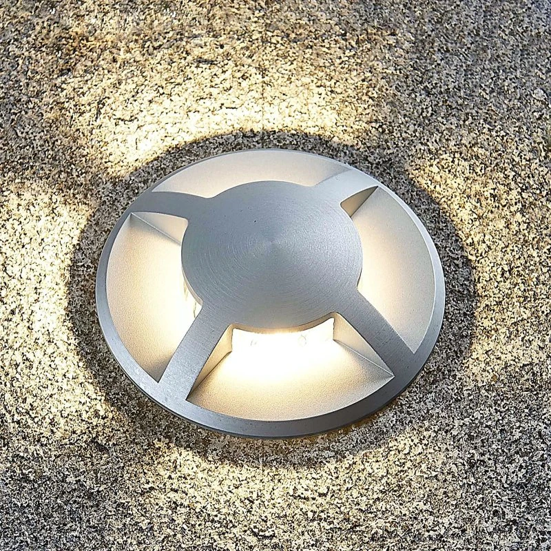Lucande Milara Grondspot - 4 Lichtuitgangen - GU10 - Titanium