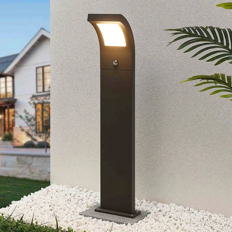 Arcchio LED Tuinpadverlichting 100 cm - Antraciet - Met Sensor