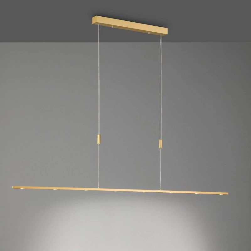 Quitani Tolu LED hanglamp - Messing - 179 cm
