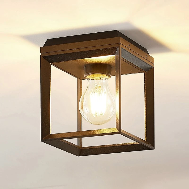 Arcchio Cayla Plafondlamp - Zwart - Kubus Design