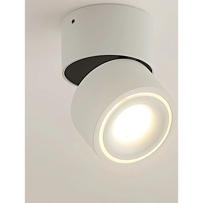 Arcchio LED plafondspot Rotari, wit, 681 lm, dimbaar
