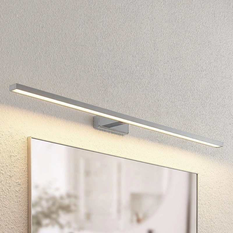 Lindby Jukka LED Spiegellamp - Chroom - 120 cm