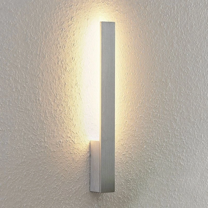 Arcchio LED wandlamp Ivano - Geborsteld Aluminium - 43 cm