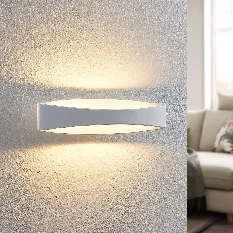 Arcchio LED wandlamp Jelle, 44 cm, wit, modern