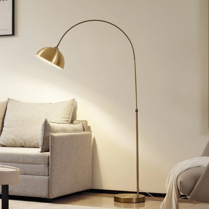 Lindby Lennart Booglamp - Antiek Messing - 183 cm