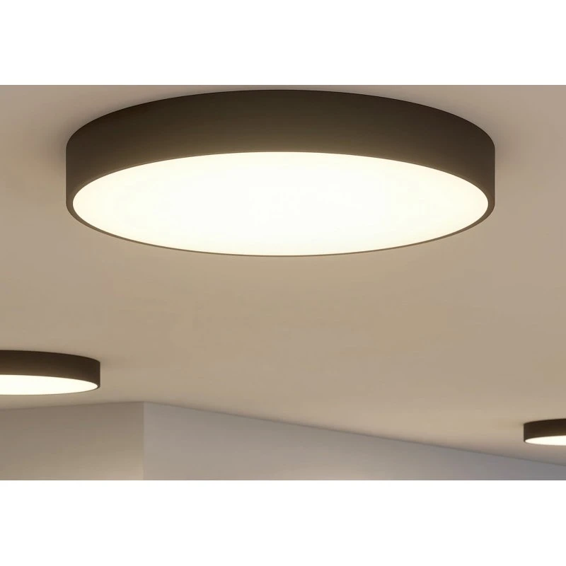 Arcchio Noabelle LED Plafondlamp Ø80cm - Zwart Metaal