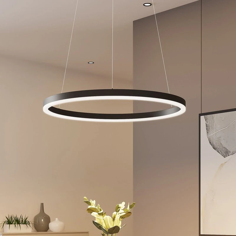 Arcchio Albiona LED hanglamp - Zwart - Ø 60 cm