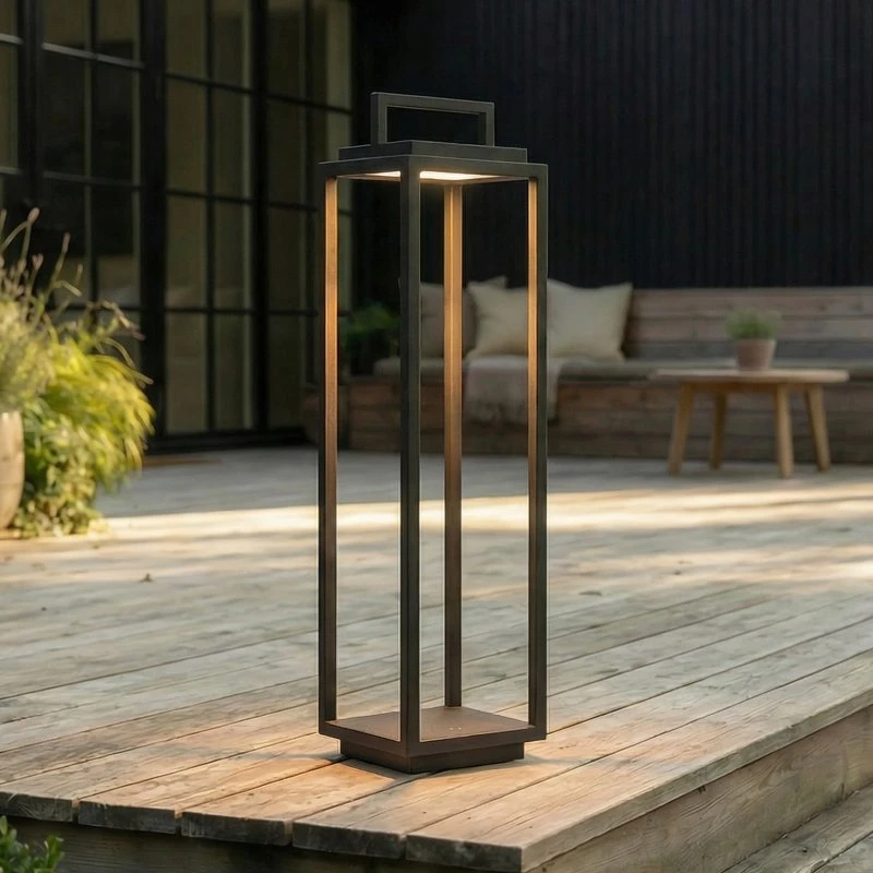 Lucande Elaja LED Buitenlamp - Zwart - Oplaadbaar & Dimbaar