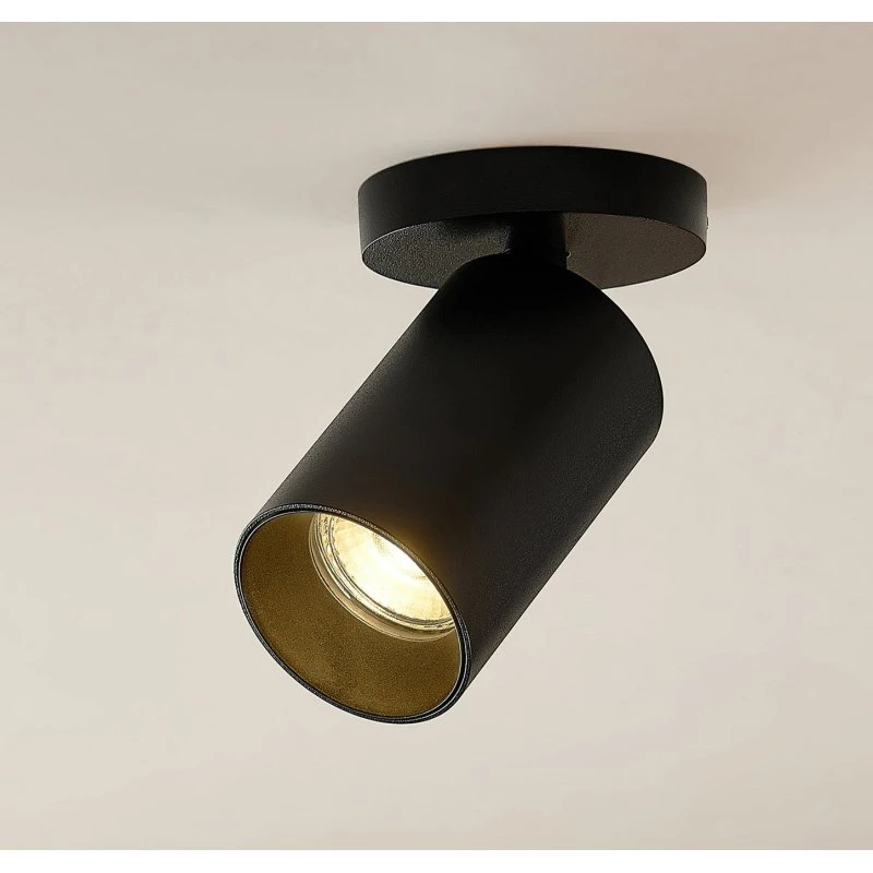 Arcchio Brinja Spot - Zwart - Rond - 12 cm