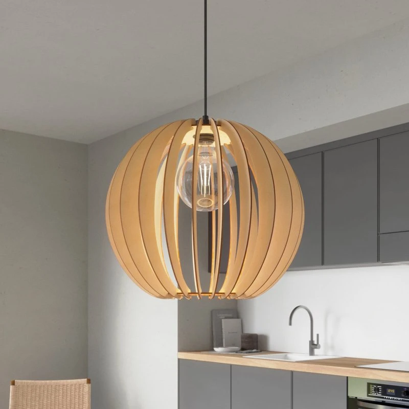 Envostar Clay Hanglamp - Berkenmultiplex - Ø 40 cm - Scandinavisch