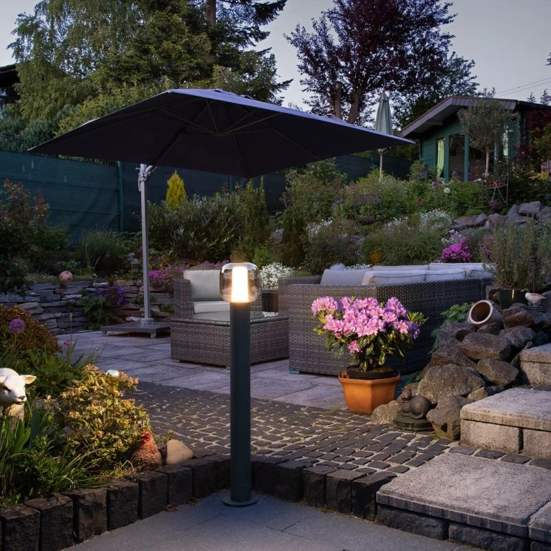 SLV Ovalisk LED Tuinpadverlichting CCT - 100 cm - Antraciet