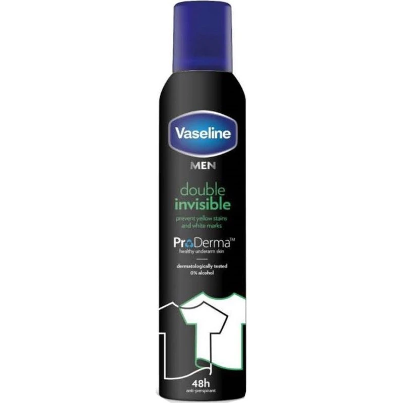 Vaseline Men Deodorant Spray Double Invisible 250 ml