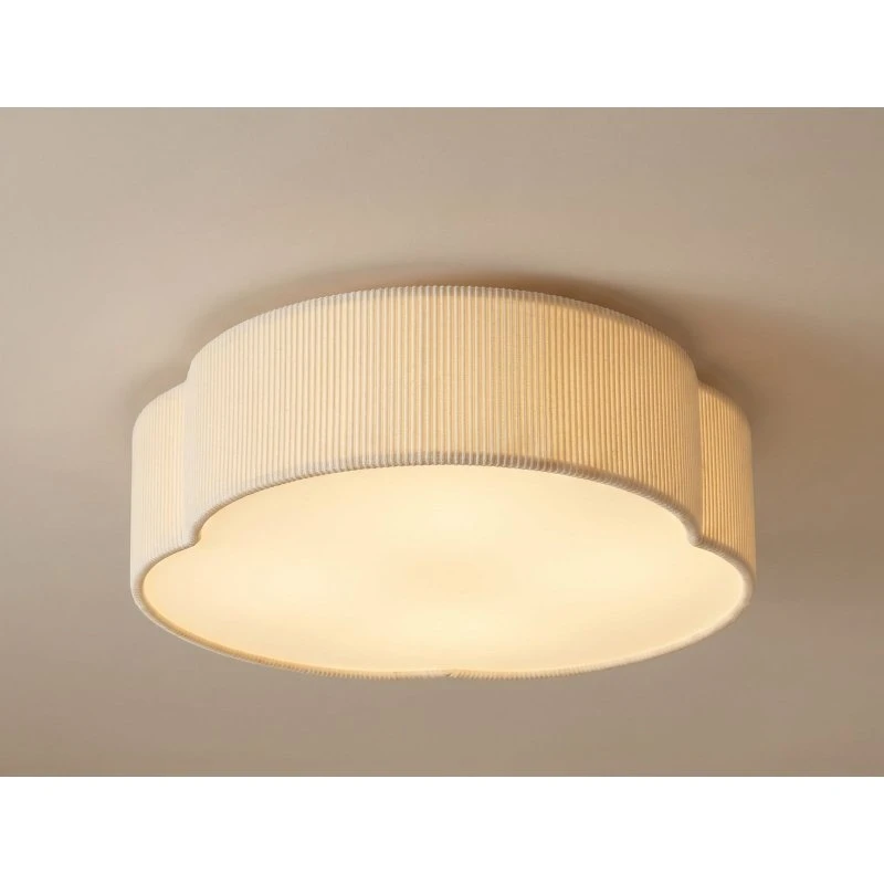 Lindby Winona LED plafondlamp, 48 cm, Crème, CCT