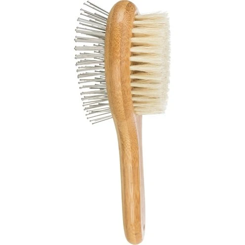 Trixie Dubbelzijdige Hondenborstel Bamboe 19x5 cm