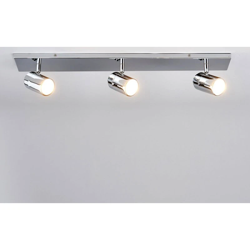 Lindby Dejan Plafondlamp Chroom - 65 cm - 3-Licht - IP44