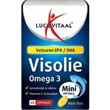 Lucovitaal Visolie Omega-3 Mini 60 capsules