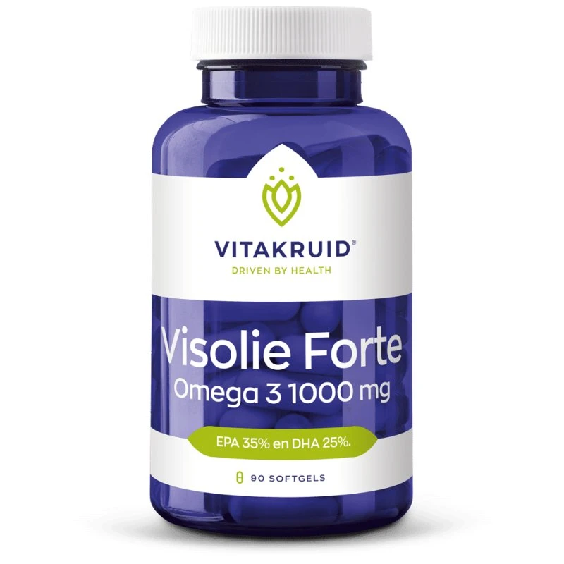Vitakruid Visolie Forte 1000 mg EPA 35% DHA 25% 90SG