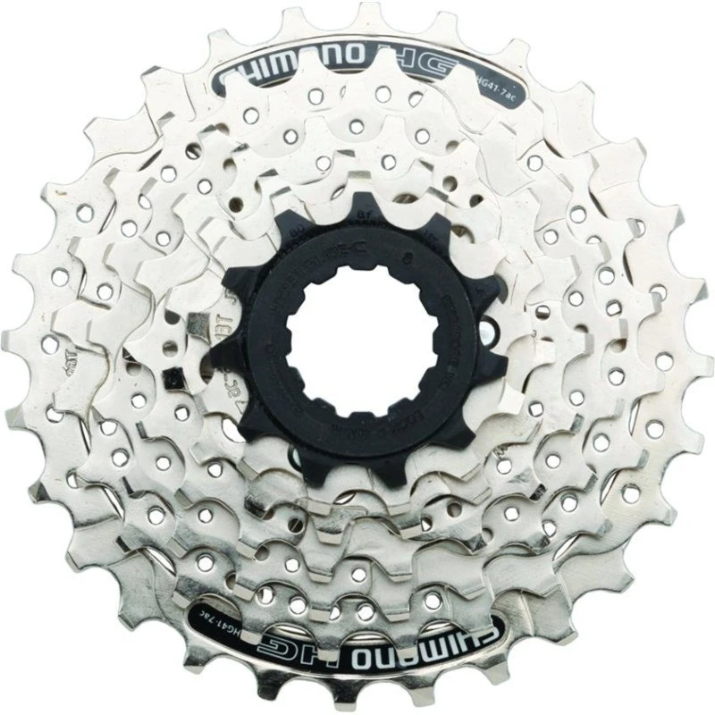Shimano CS-HG41 7-Speed Cassette 11-28T Zilver/Zwart