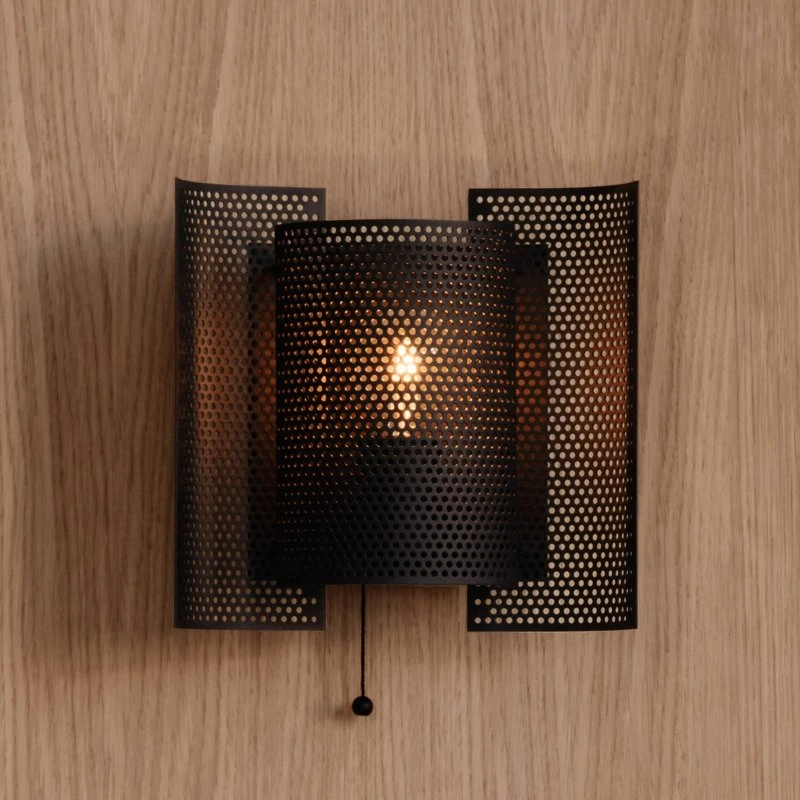 Northern Butterfly Wandlamp Perforated Black