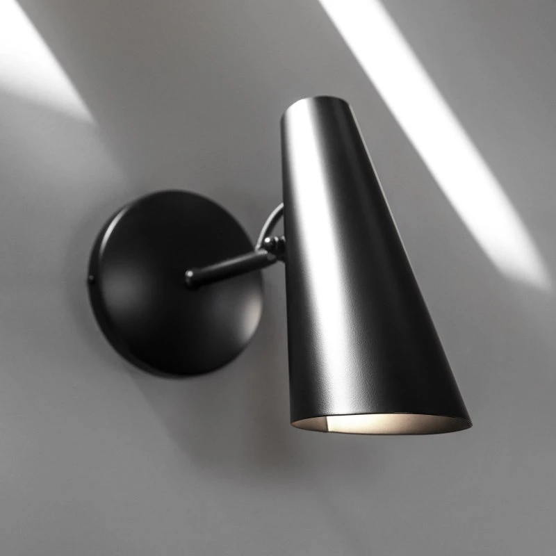 Northern Birdy wandlamp 31,5 cm zwart
