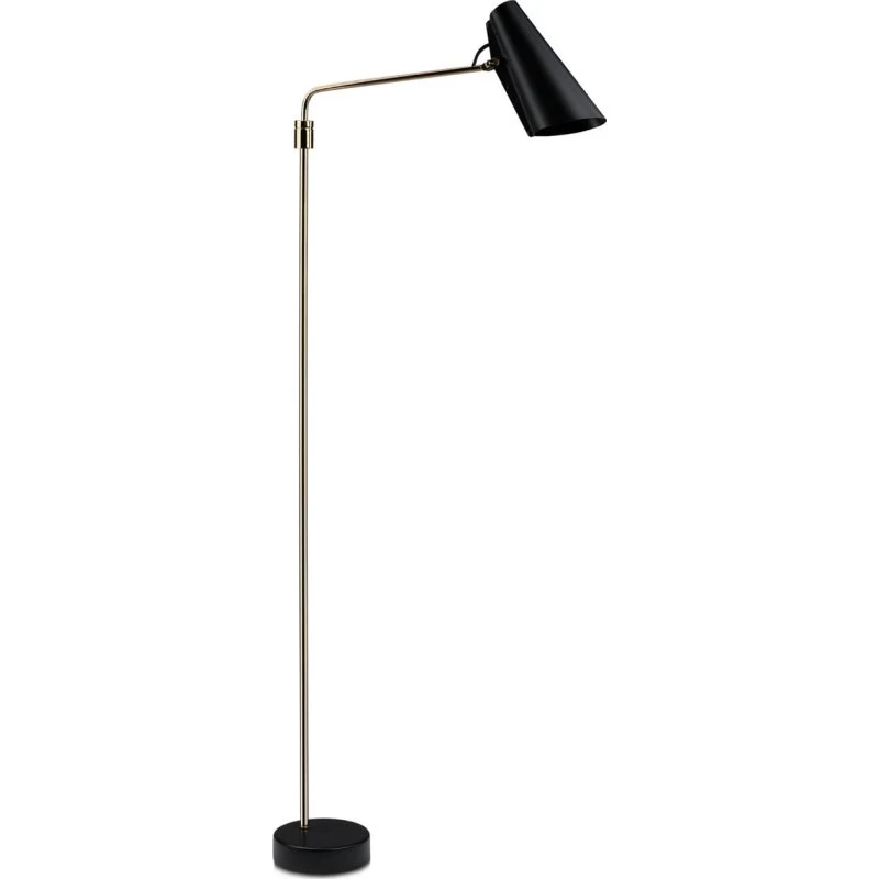 Northern Birdy Swing Vloerlamp - Zwart/Messing