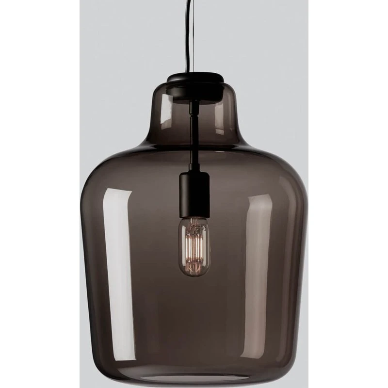 Northern Say my name hanglamp - Rookgrijs - Mondgeblazen glas