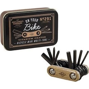 Gentlemen's Hardware Fiets Multi-tool met houten handgreep
