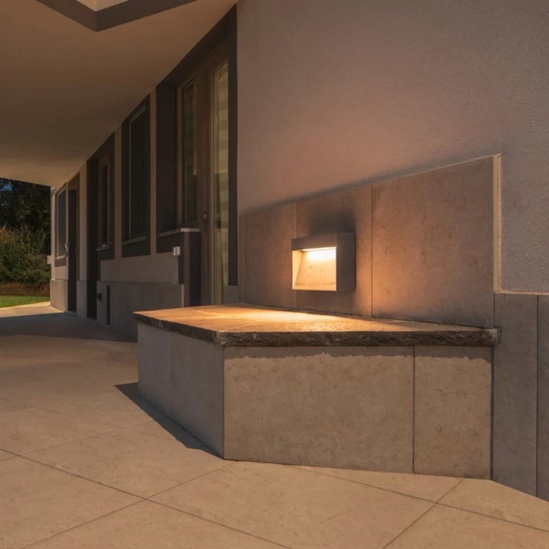 SLV Concreto L LED Wandlamp - Beton - Lichtgrijs