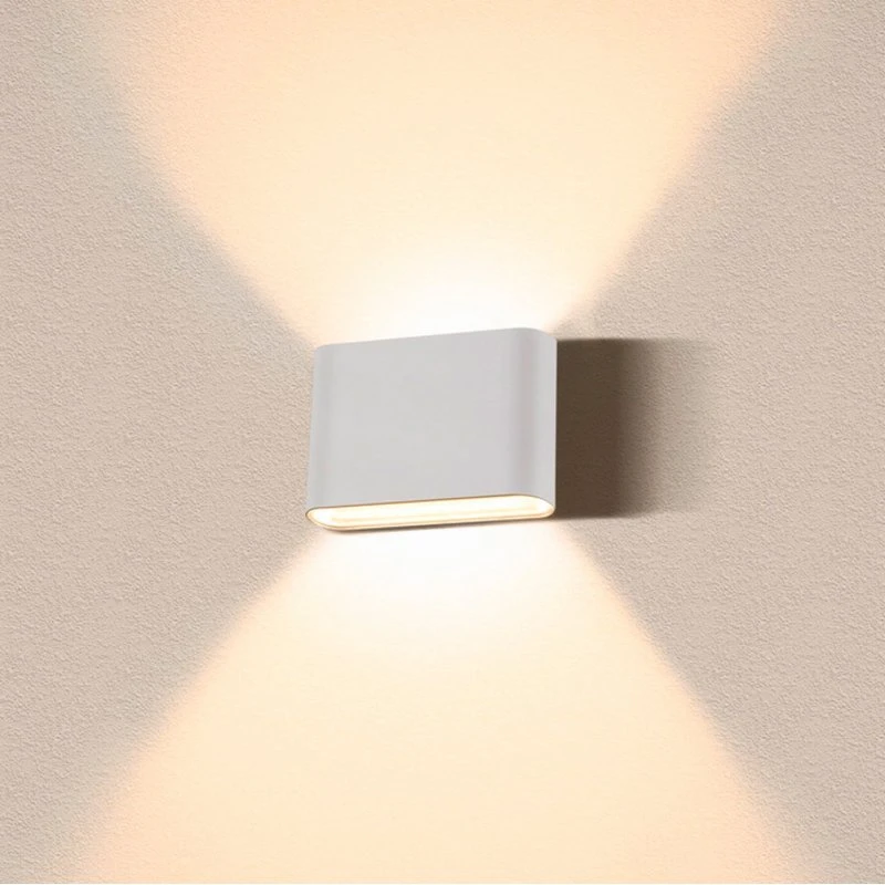 SLV Oval 14 LED Wandlamp Up & Down - Wit - IP65