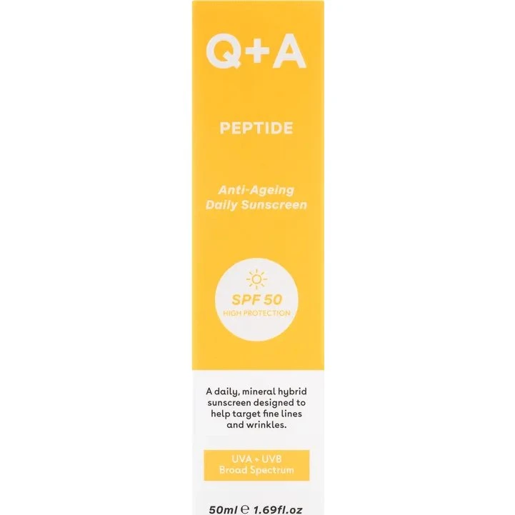 Q+A Peptide SPF50 Zonnebrandcrème 50ml