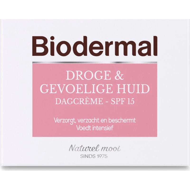 Biodermal Droge & Gevoelige Huid Dagcrème SPF15 50 ml