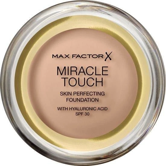 Max Factor Miracle Touch Foundation SPF30 45 Warm Almond