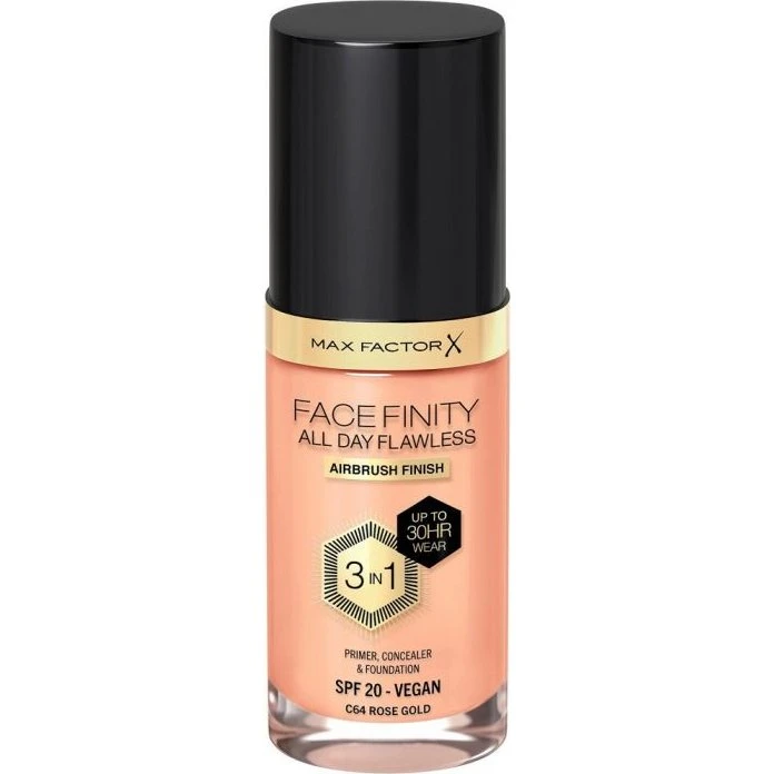 Max Factor Facefinity All Day Flawless Foundation C64 Rose Gold 30 ml