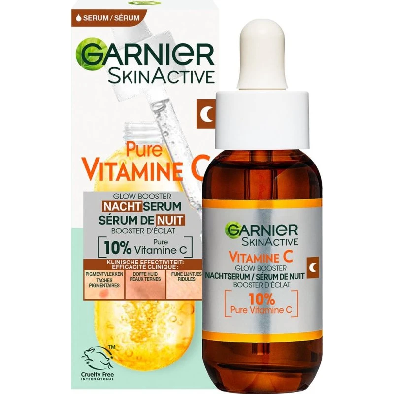 Garnier SkinActive Nachtserum Vitamine C Hyaluronzuur 30 ml