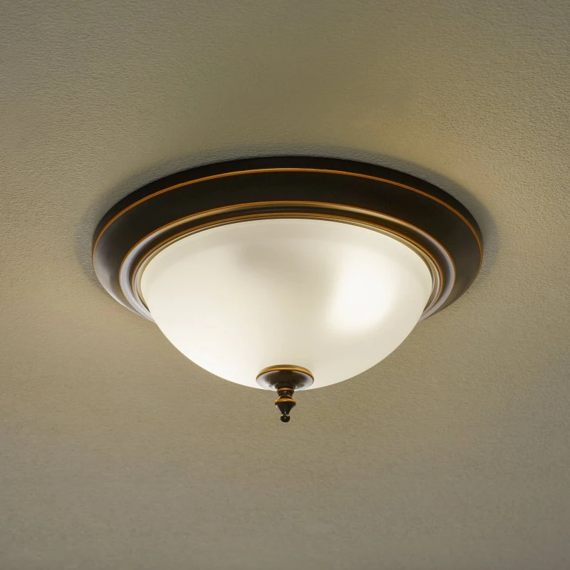 Westinghouse Harwell Plafondlamp - Brons - Antiek Design