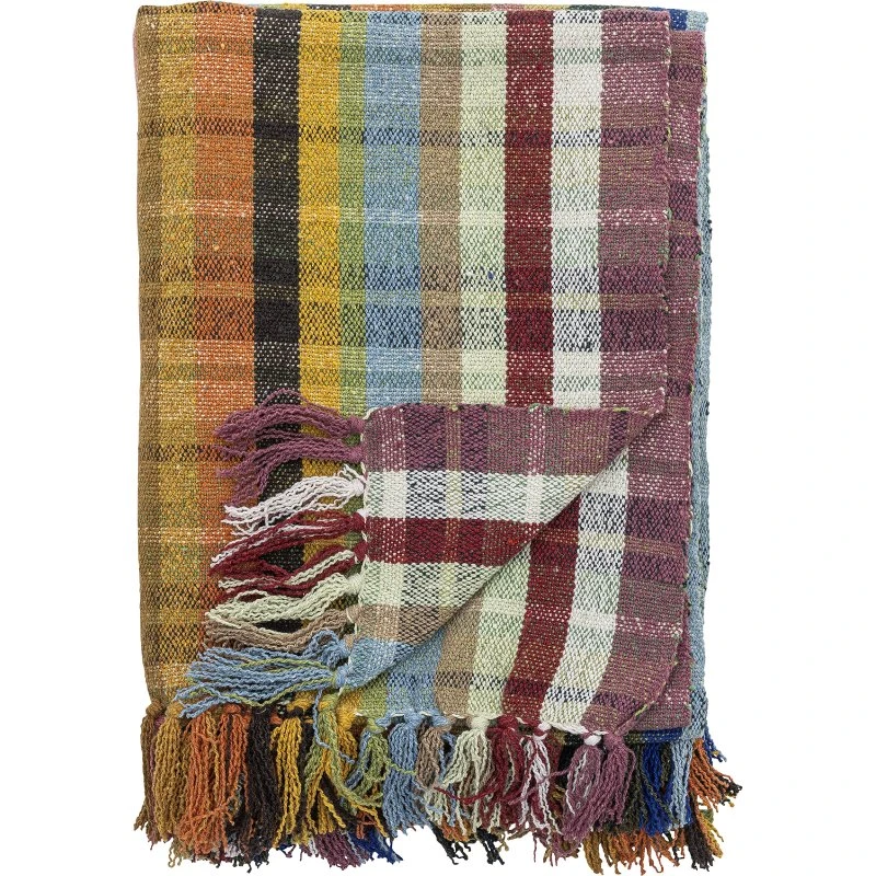 Bloomingville Elmy sprei 160 x 130 cm multikleur