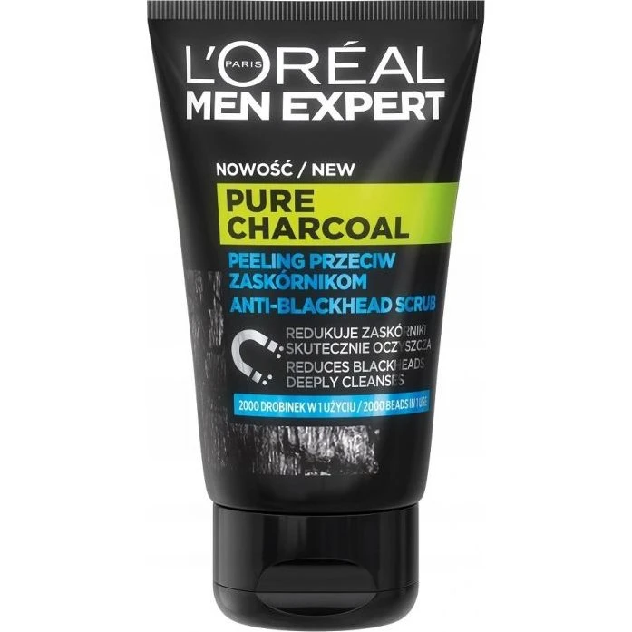 L'Oréal Paris Men Expert Pure Charcoal Black Peeling 100 ml