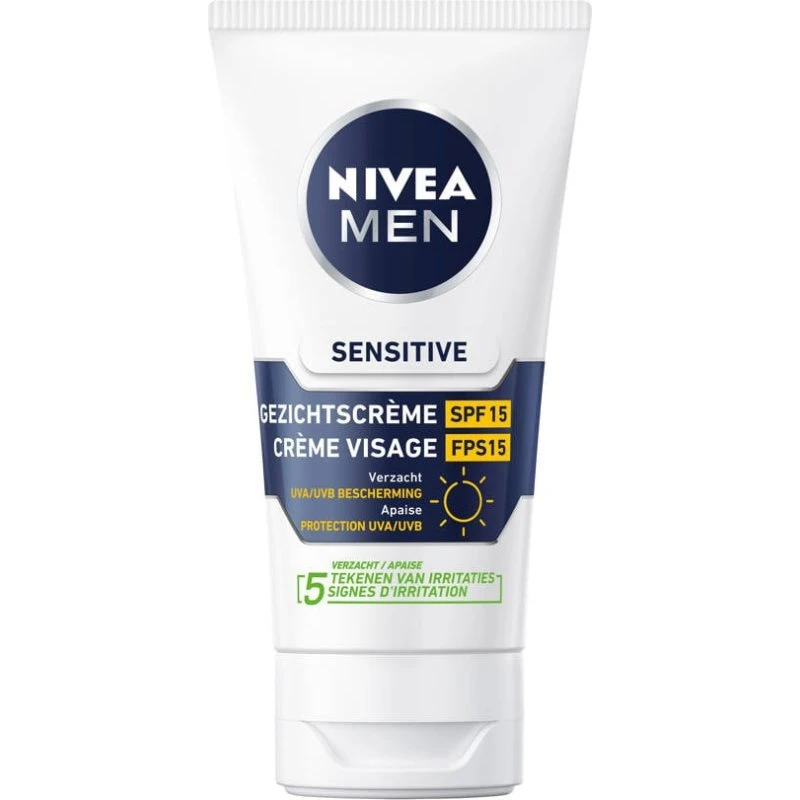 NIVEA MEN Sensitive Gezichtscrème SPF15 75 ml