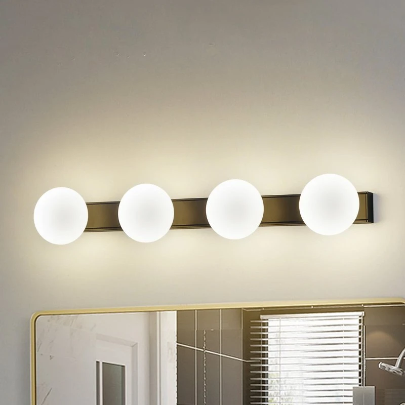 Lucande Myrra LED Wandlamp - Zwart - 60 cm - IP44