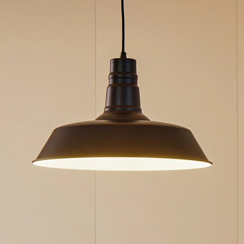 Lindby Laylan Hanglamp - Zwart/Wit - Ø 46 cm