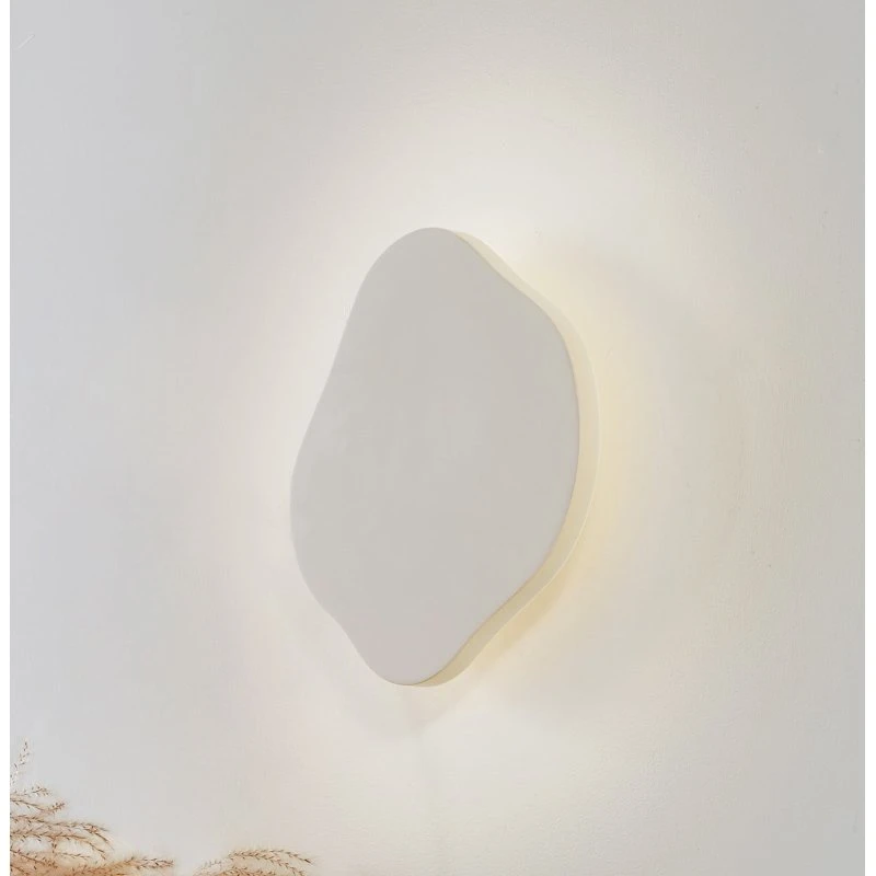 Lindby LED wandlamp Nielson, beige, 30 cm