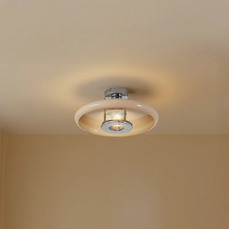 Lindby Branford Plafondlamp - Beige - Ø 35 cm - Dimbaar