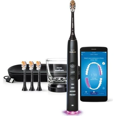 Philips Sonicare DiamondClean Smart 9500 HX9918/89 - Wit - 4 opzetborstels