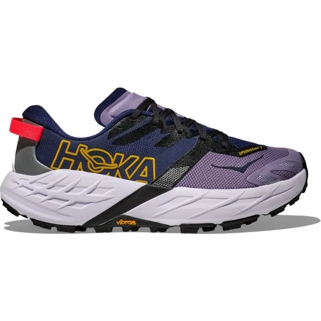 Hoka Speedgoat 7 Trailrunning Dames - Berry Jam/Starlight Glow - US 7,5
